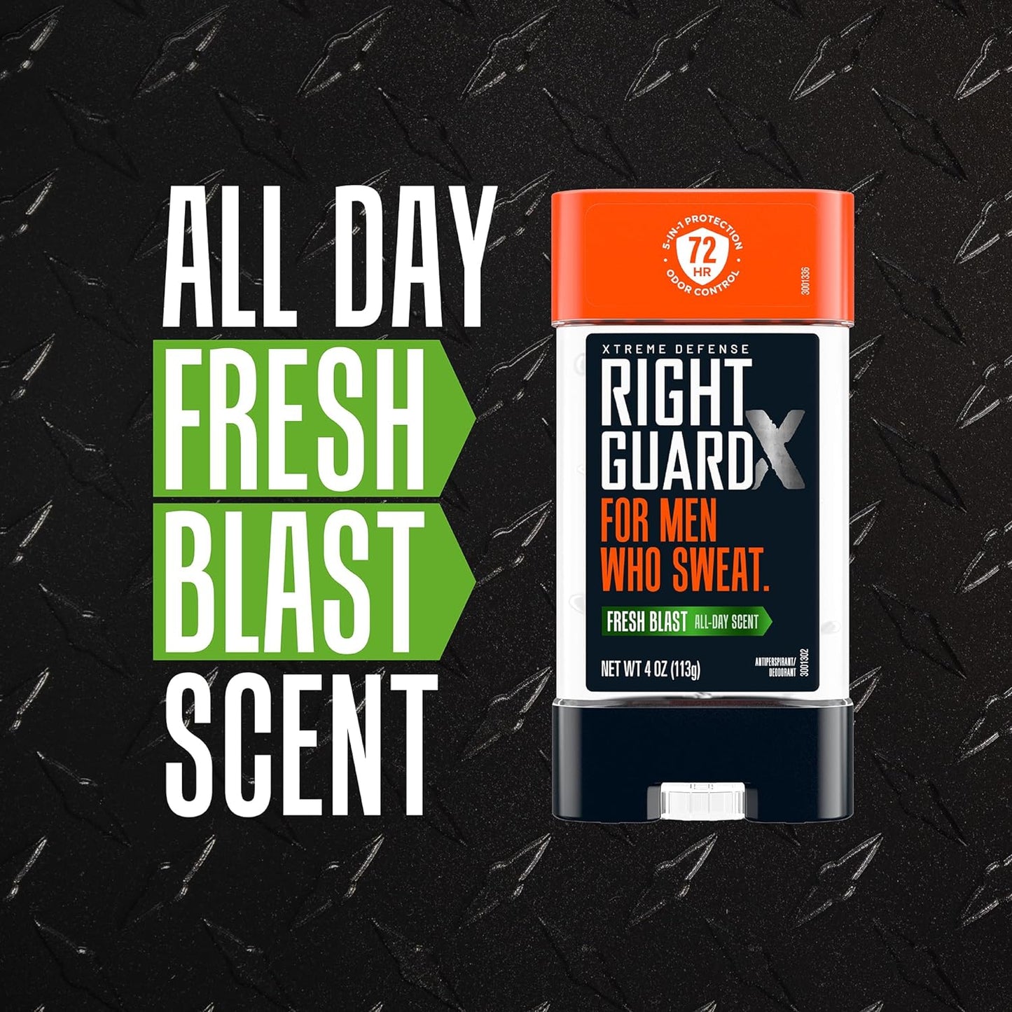 Right Guard Xtreme Defense Fresh Blast 4.0 fl oz (113g)