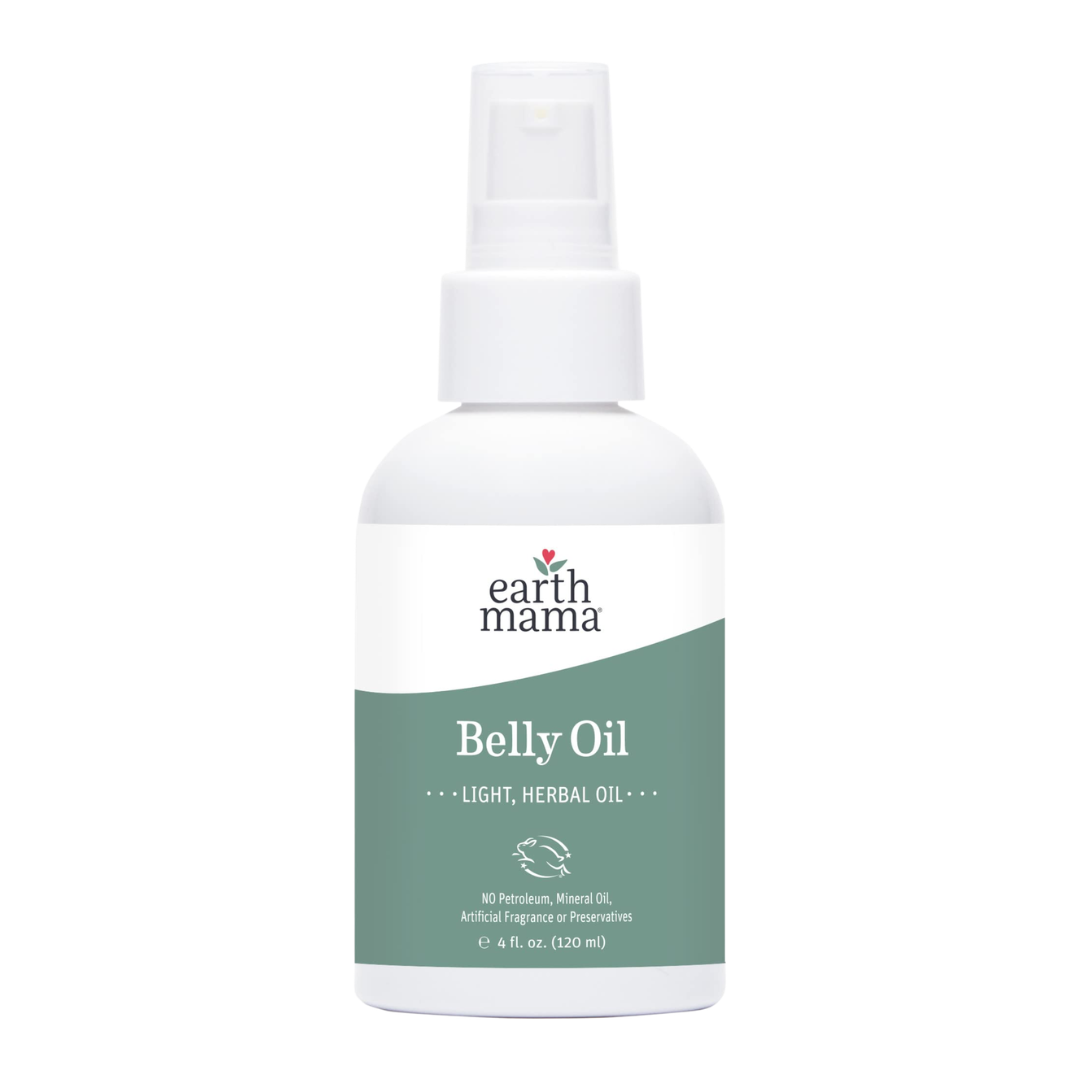 Earth Mama Belly Oil, 4 oz / 120 ml (NO CAP)
