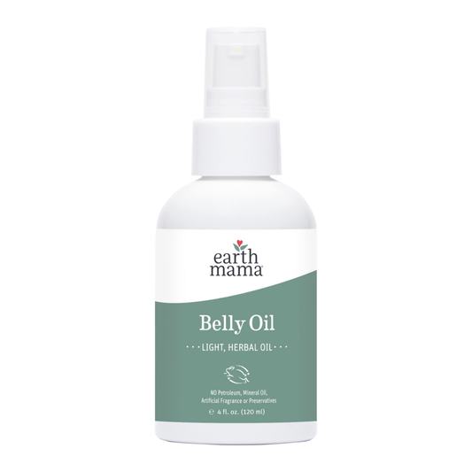 Earth Mama Belly Oil, 4 oz / 120 ml (NO CAP)