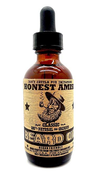 Honest Amish Classic Beard Oil 2 oz