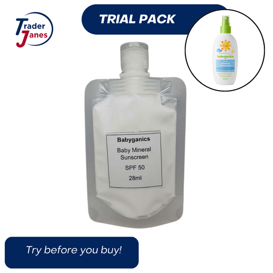 TRIAL PACK Babyganics Baby Mineral Sunscreen SPF 50 28ml