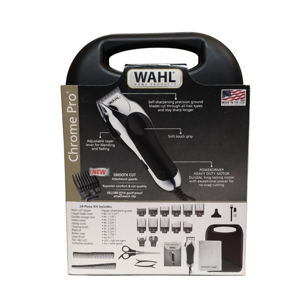Wahl Chrome Pro Complete Hair Clipper Kit for Men (79524-2501)