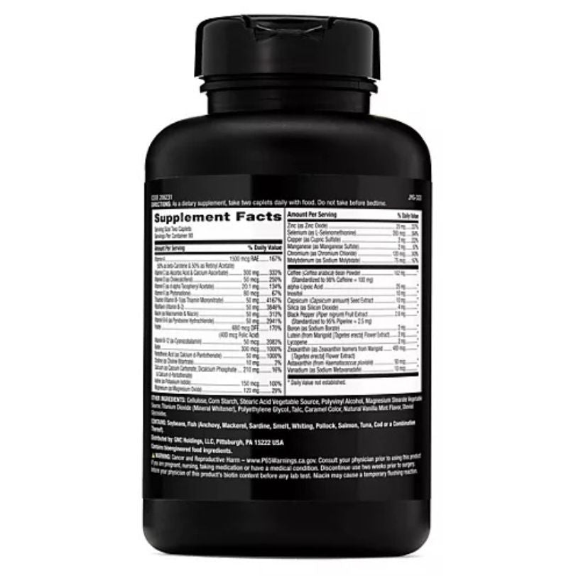 GNC Mega Men Energy and Metabolism Multivitamin 180 Caplets