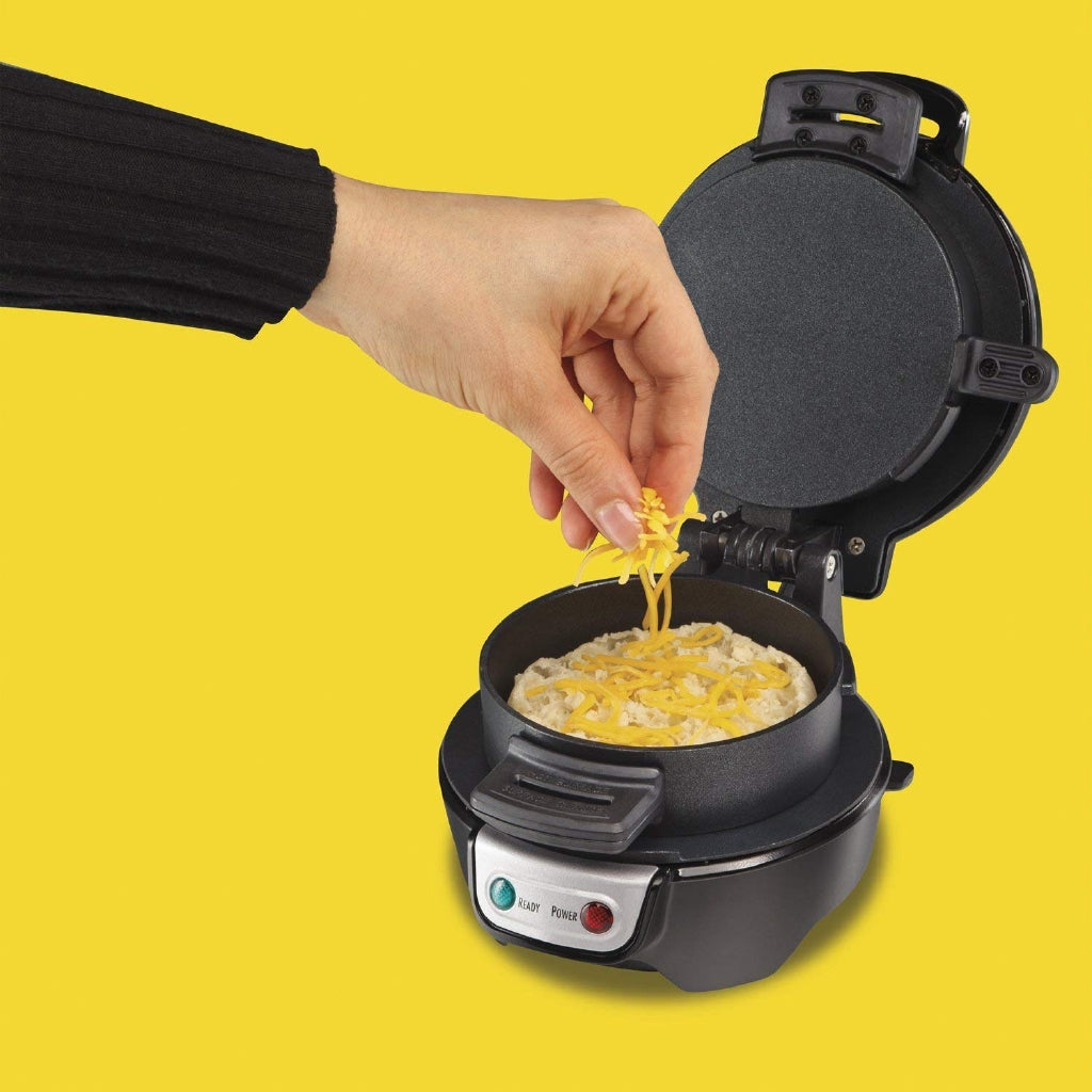 Hamilton Beach 25477 Breakfast Electric Sandwich Maker, Black