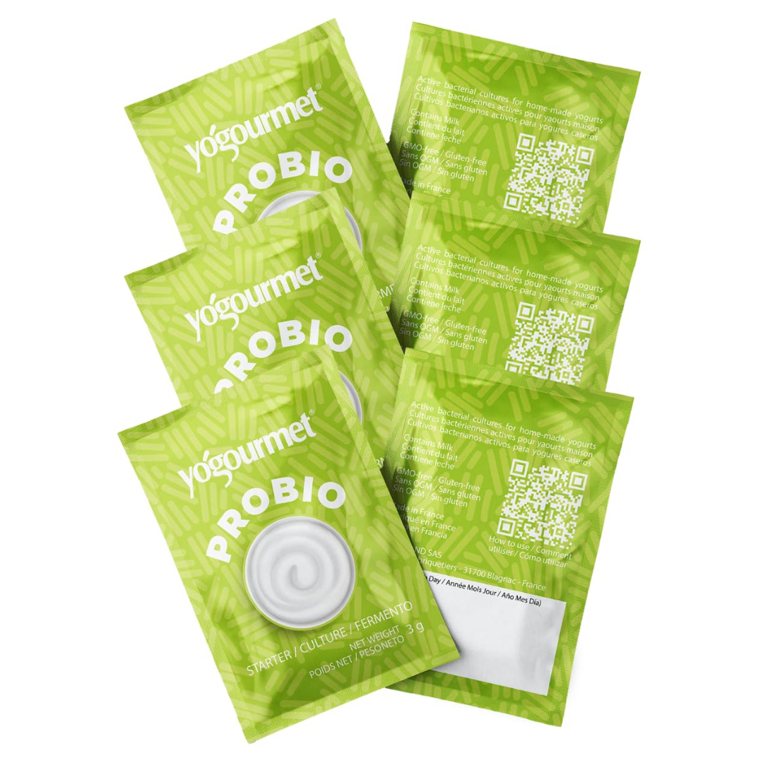 Yogourmet Yogurt Starter Culture with Probiotics Powder 3 g, NO BOX