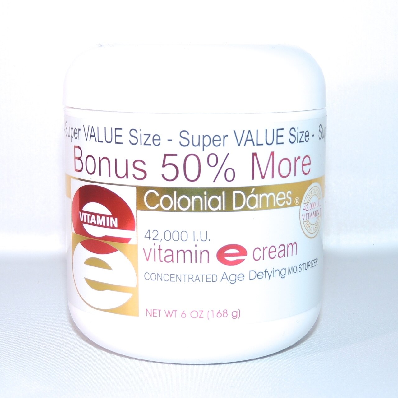 Colonial Dames Vitamin E Cream 42, 000 IU 6 oz