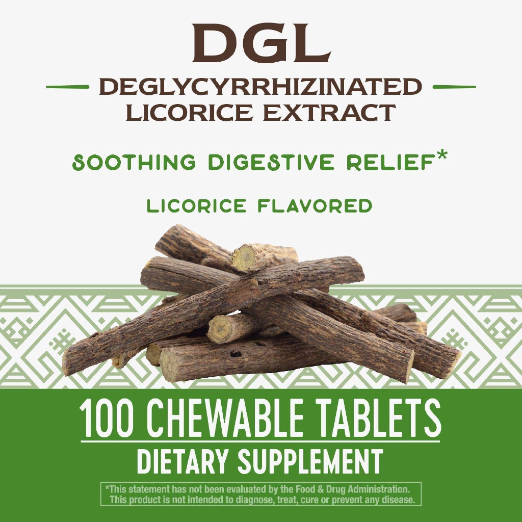 Nature's Way DGL DeglycyrrhizinatedLicoriceExtract100Tablets