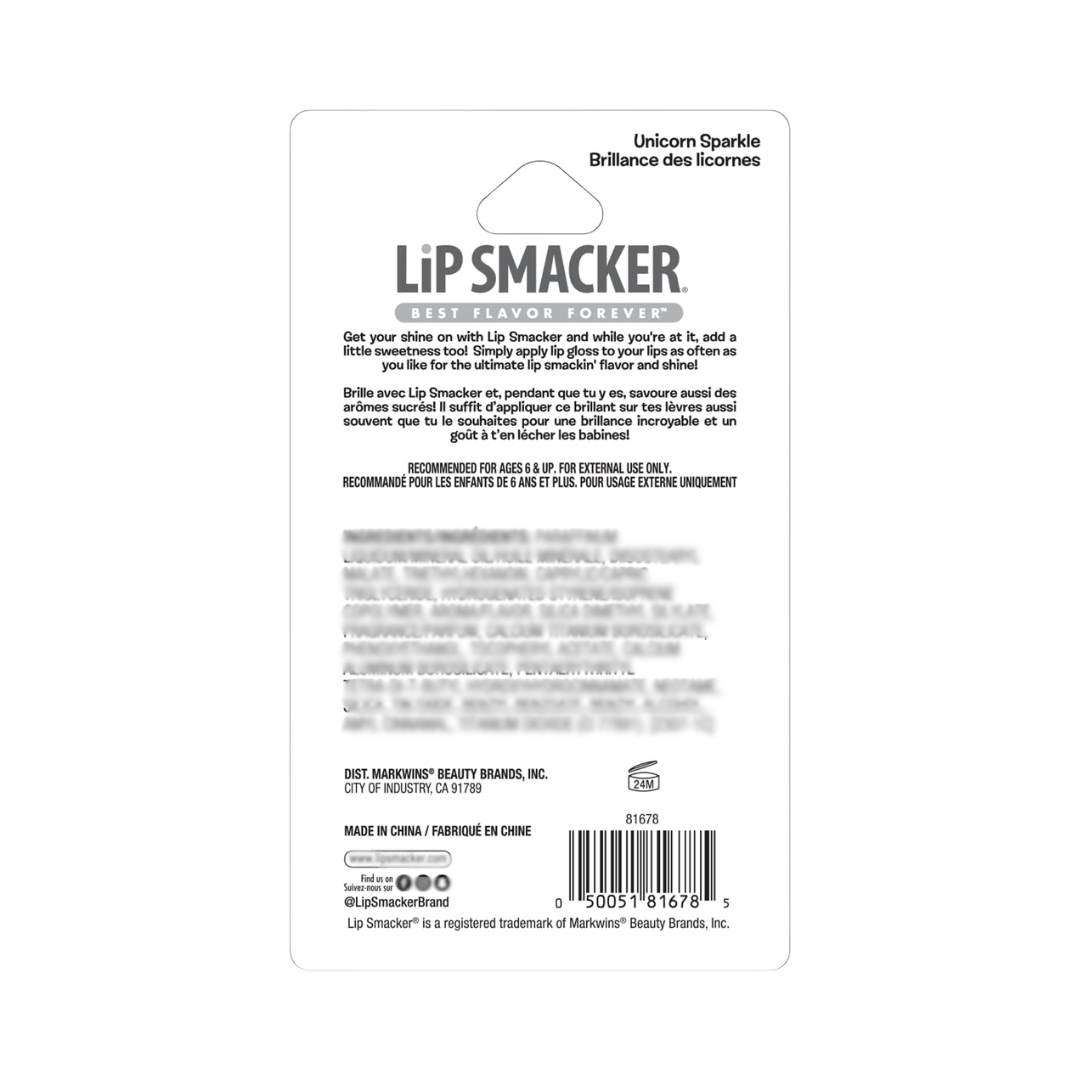 Lip Smacker Unicorn Sparkle Lip Gloss, 10 ml / 0.34 oz