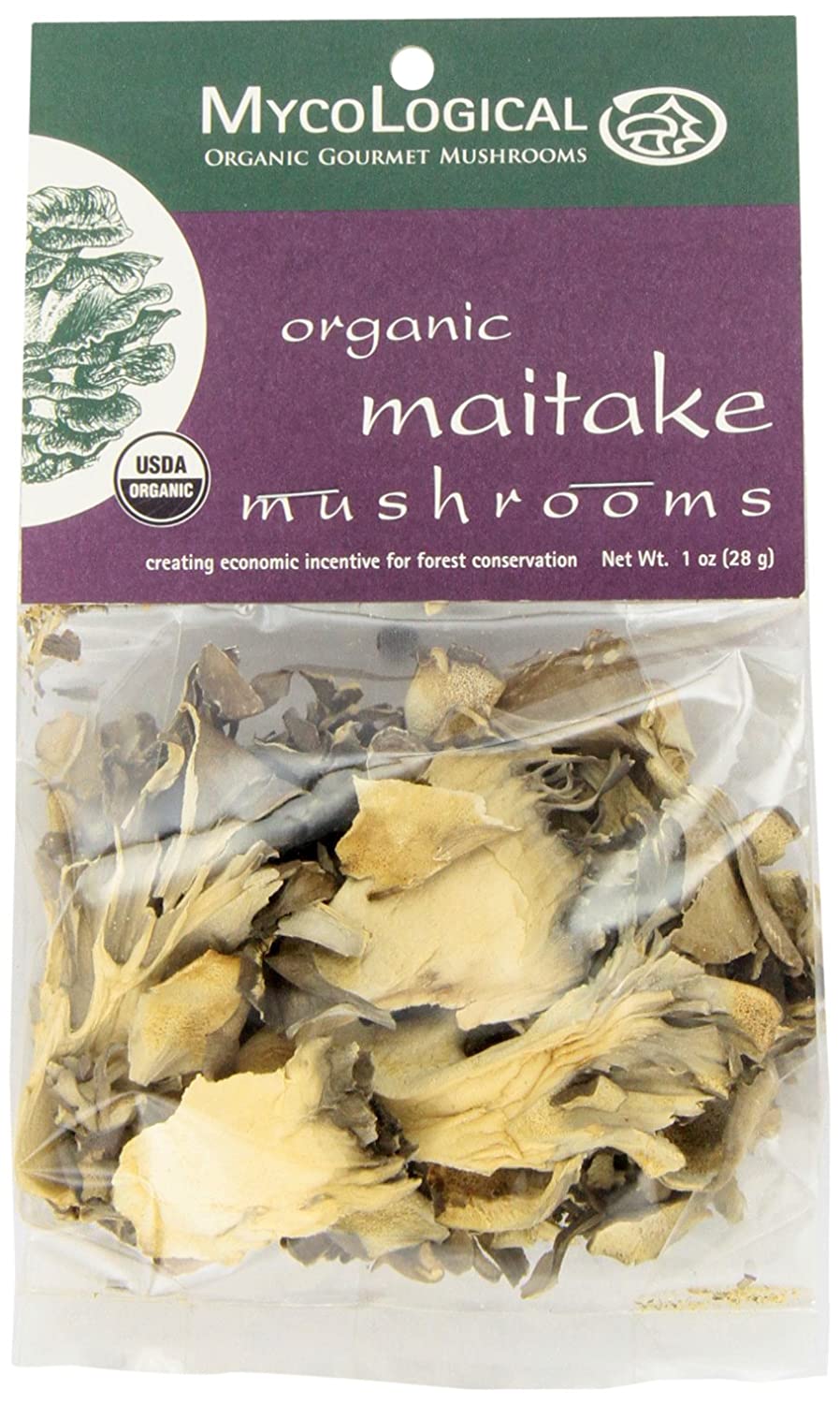 Mycological Organic Maitake Mushrooms 1 Oz