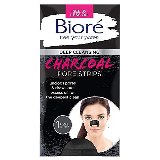 Biore Deep Cleansing Charcoal Pore Strips (Pack of 6)