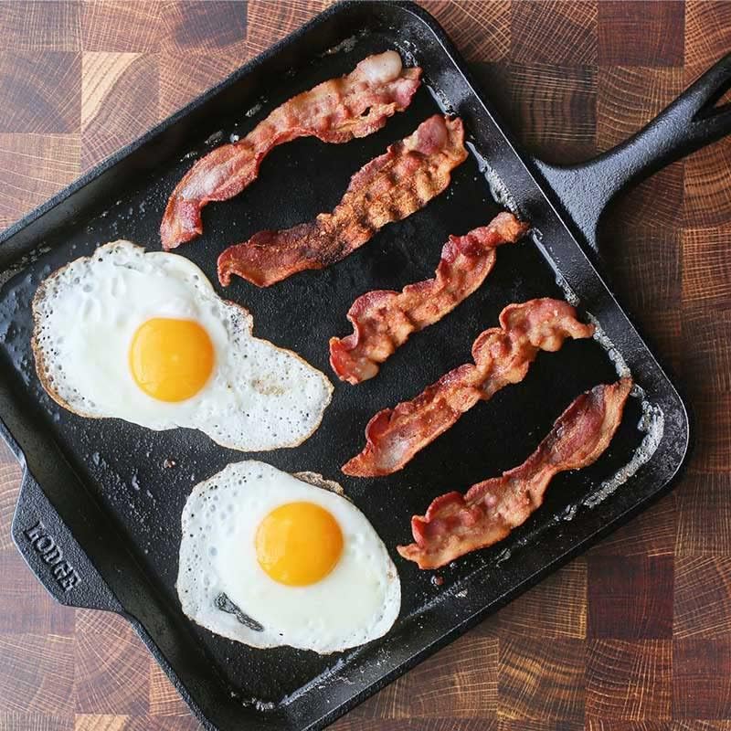 Lodge Square Cast Iron Griddle, 11 Inch x 27.9 cm
