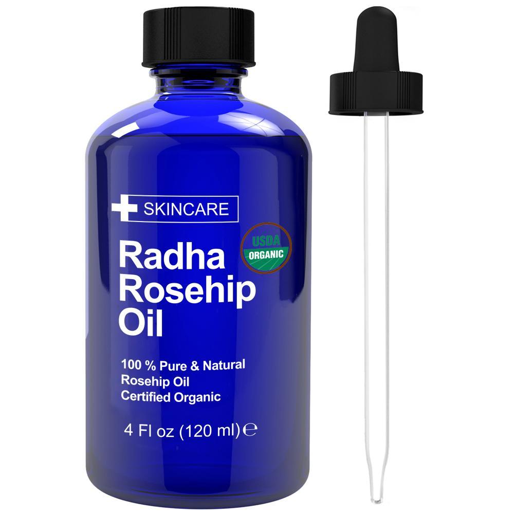 Skin Care Radha Rosehip Oil 4 oz (100% Pure &Natural)