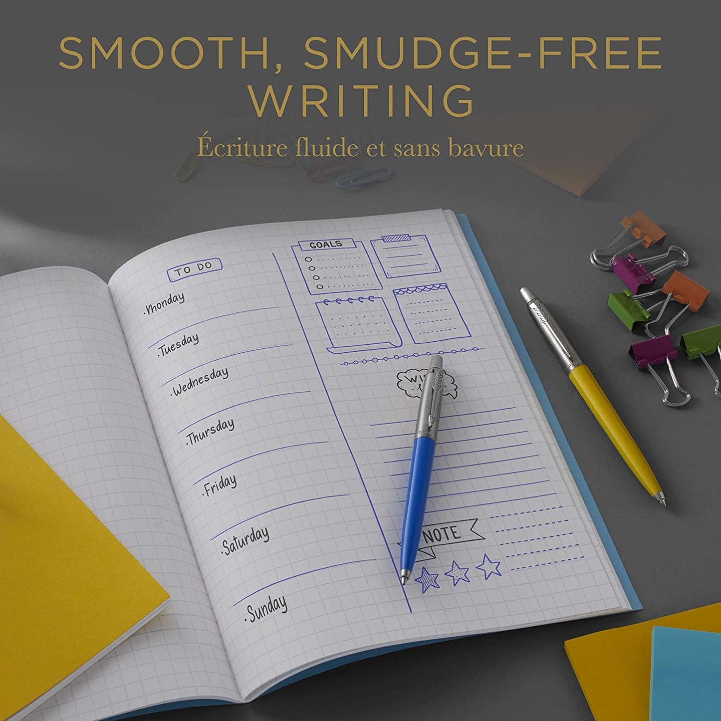 Parker Quink Gel Ball Pen Refill Fine Point Black Ink