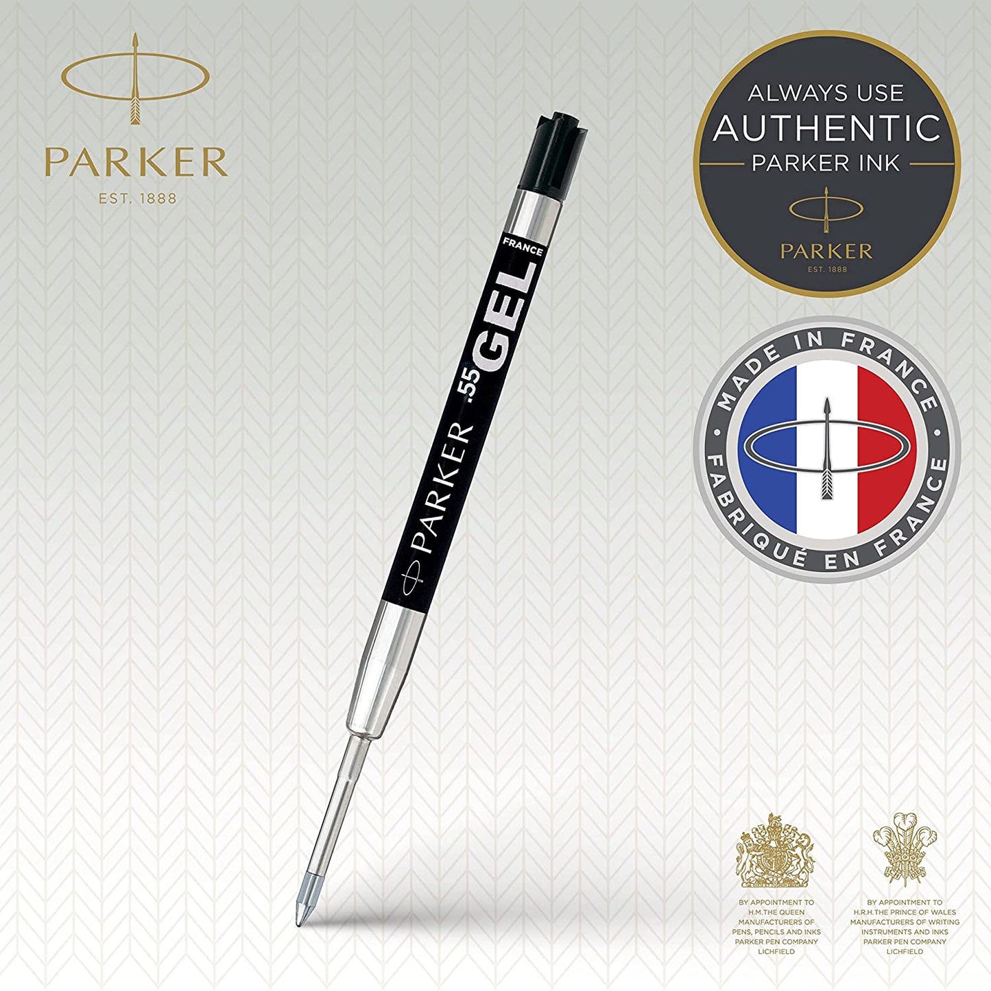 Parker Quink Gel Ball Pen Refill Fine Point Black Ink