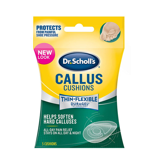 Dr. Scholl's Callus Cushions All Day Pain Relief Duragel Technology , 5 Cushions PACKAGING MAY VARY