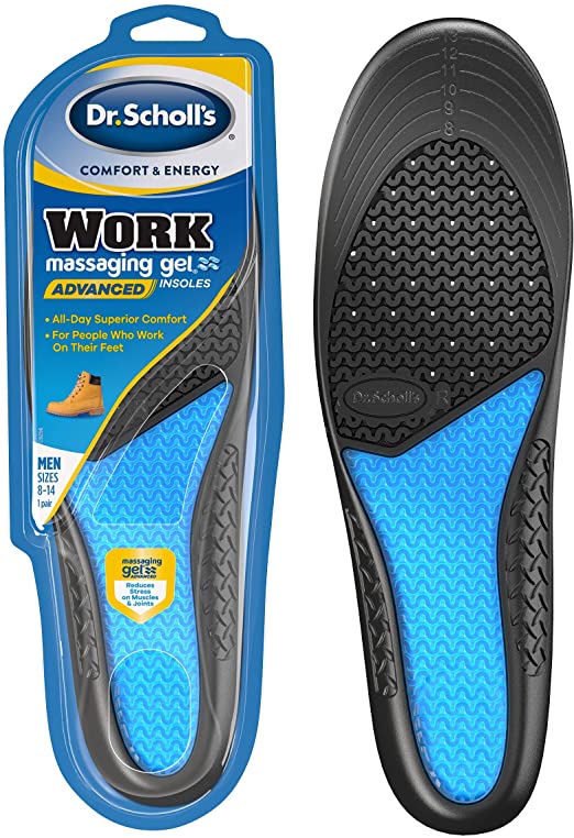Dr. Scholls Work Insoles for Men 1 Pair (Size 8-14)