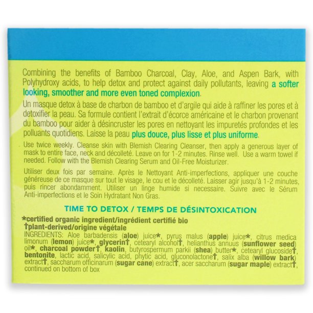 Juice Beauty Organic Solution Bamboo Charcoal Pore Refining Mask 60 ml