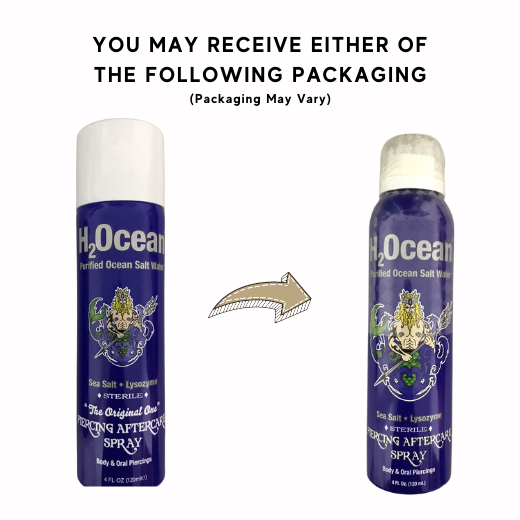 H2Ocean Piercing Aftercare Spray, 4 Fluid Ounce