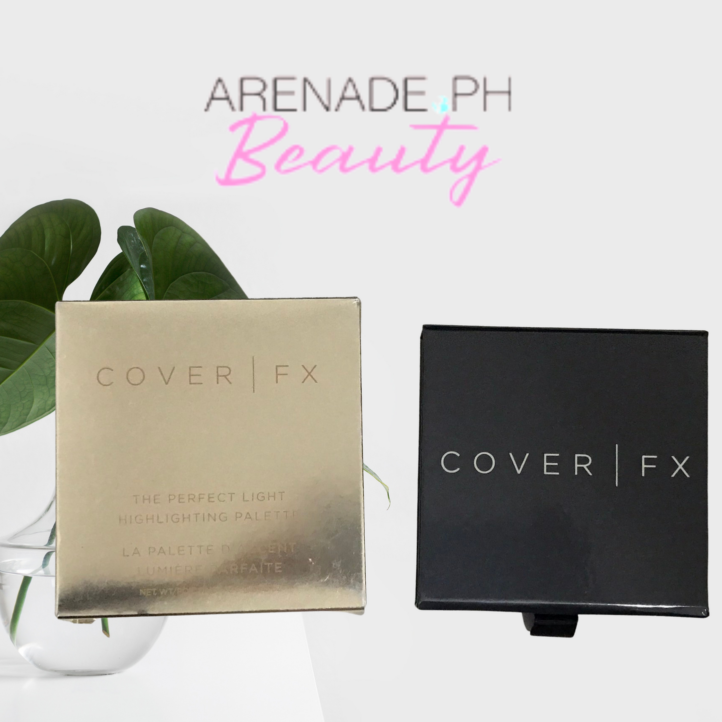 COVER FX The Perfect Light Highlighting Palette in Medium Brown 10.8 g