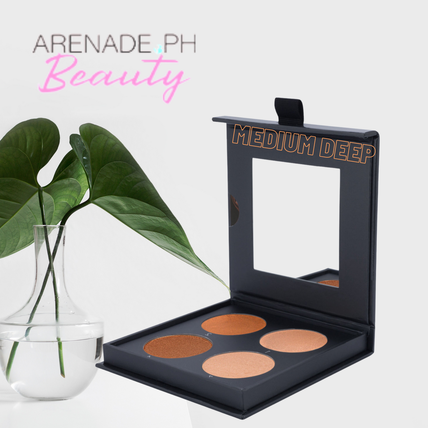 COVER FX The Perfect Light Highlighting Palette in Medium Brown 10.8 g