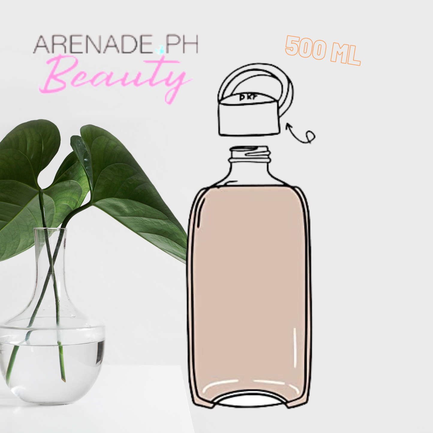 AUTHENTIC BKR Glass Water DOE 500 ml