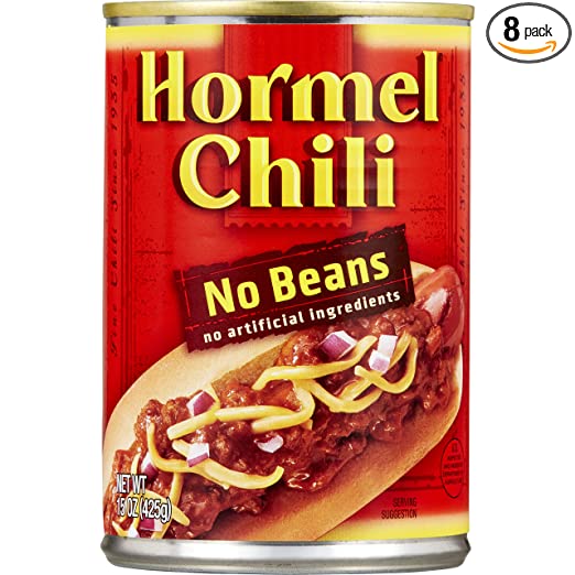 Hormel Chili NO BEANS No Artificial Ingredients 425 g