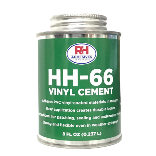 RH Adhesives HH-66 Industrial Strength Vinyl Cement Glue, 8 oz, Clear
