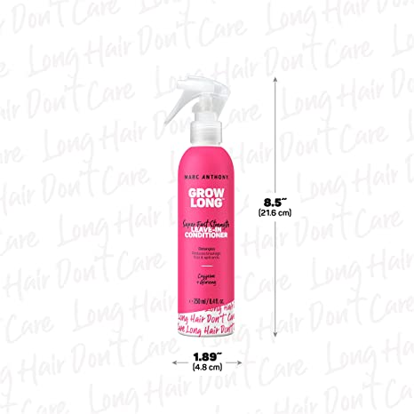 Marc Anthony Grow Long Super Fast Strength Leave In Conditioner Detangles Caffeine+ Ginseng 250 ml