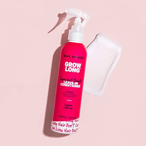 Marc Anthony Grow Long Super Fast Strength Leave In Conditioner Detangles Caffeine+ Ginseng 250 ml