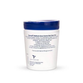 Clearasil Stubborn Acne Control 5in1 Daily Facial Cleansing Pads (90 Count)
