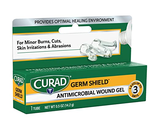 CURAD Germ Shield Antimicrobial Silver Wound Gel 1 tube