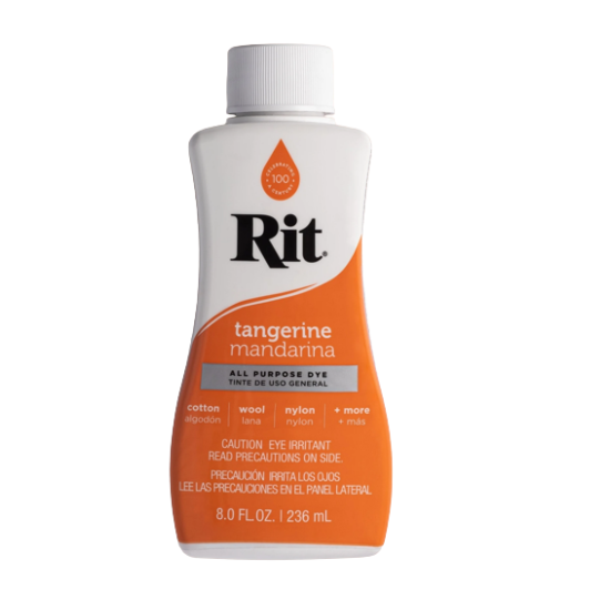 Rit Dye Liquid Fabric Dye, 8 fl.oz / 236 ml (Tangerine)
