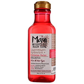 Maui Moisture Hair Care Lightweight Hydration with Hibiscus Water For All Hair Types Shampoo, 385 ml 13fl oz.