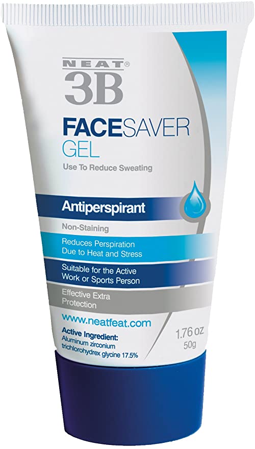 Neat Feat 3B Face Saver Antiperspirant for Facial Perspiration & Shine Gel, 1.76 Fl Oz (PACKAGING MAY VARY)