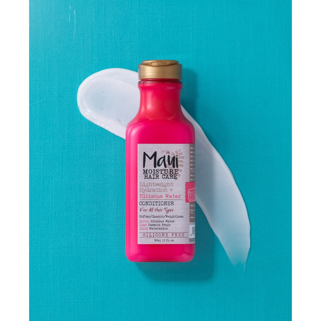 Maui Moisture Hair Care Lightweight Hydration with Hibiscus Water For All Hair Types Conditioner, 385 ml 13fl oz.