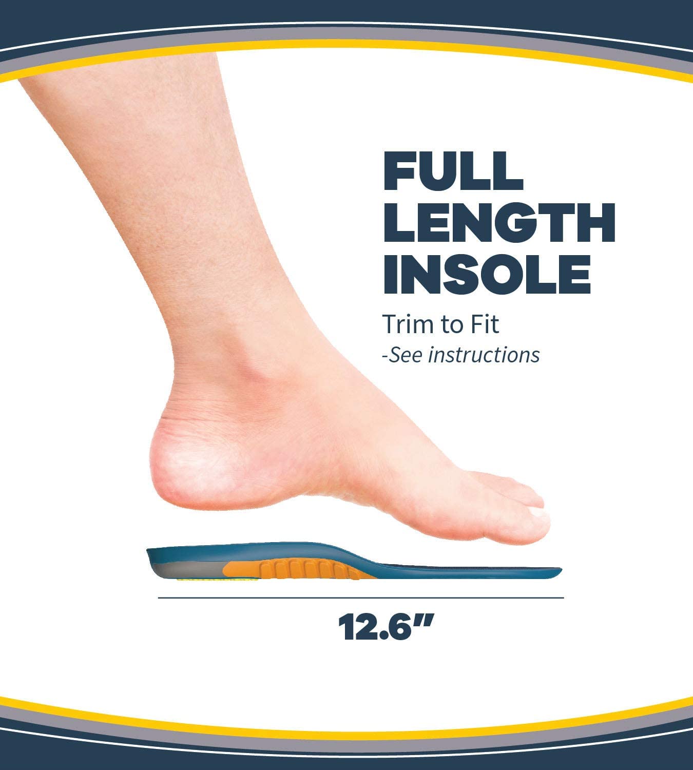 Dr. Scholl's Pain Relief Orthotics 1 Pair Heavy Duty Support For MEN SIZES 8-14 PACKAGING MAY VARY