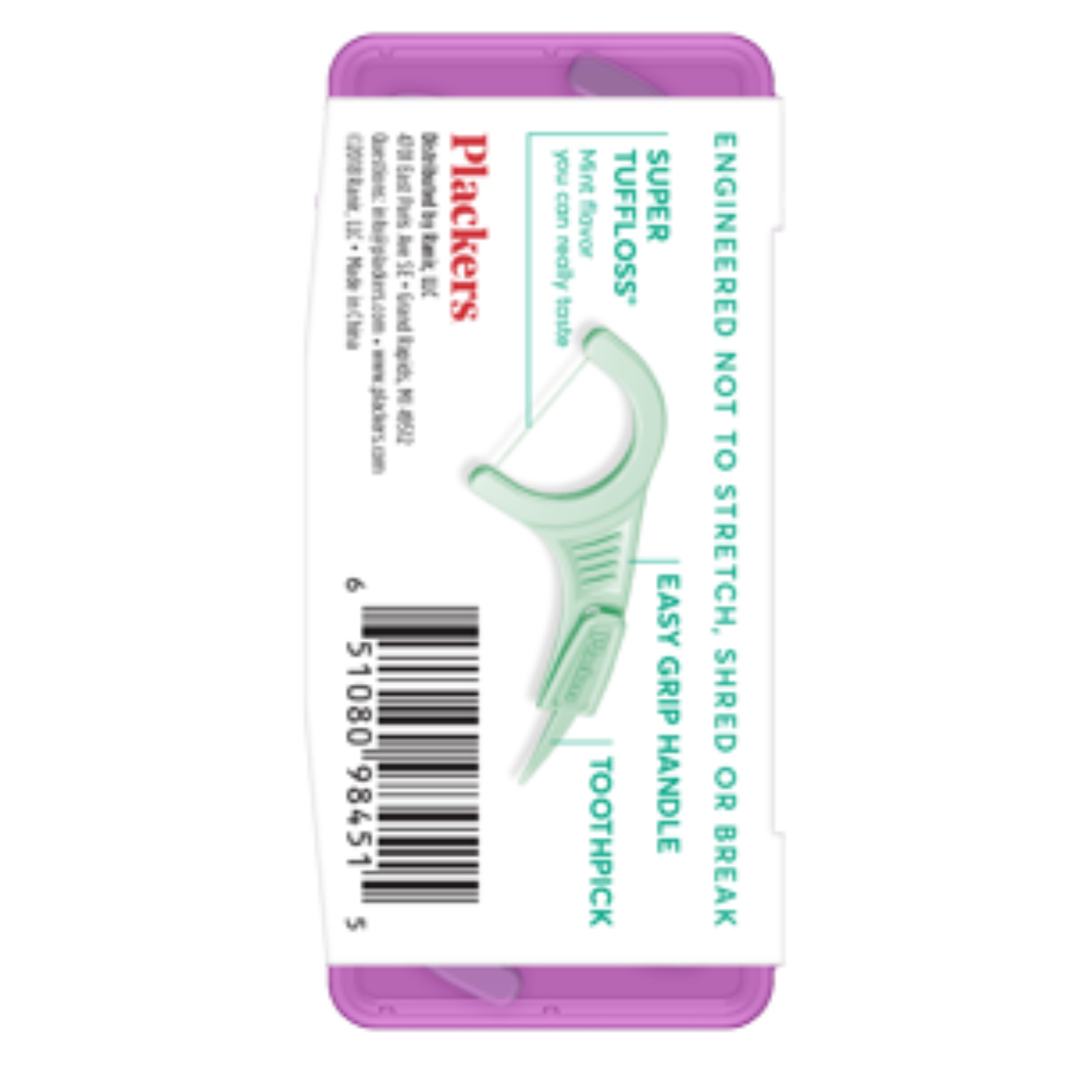 Plackers Micro Mint Dental Flossers 12 Counts (COLOR MAY VARY)