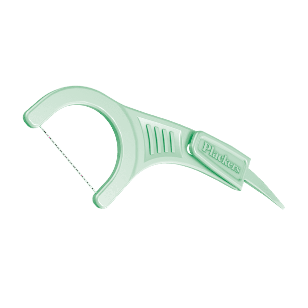 Plackers Micro Mint Dental Flossers 12 Counts (COLOR MAY VARY)