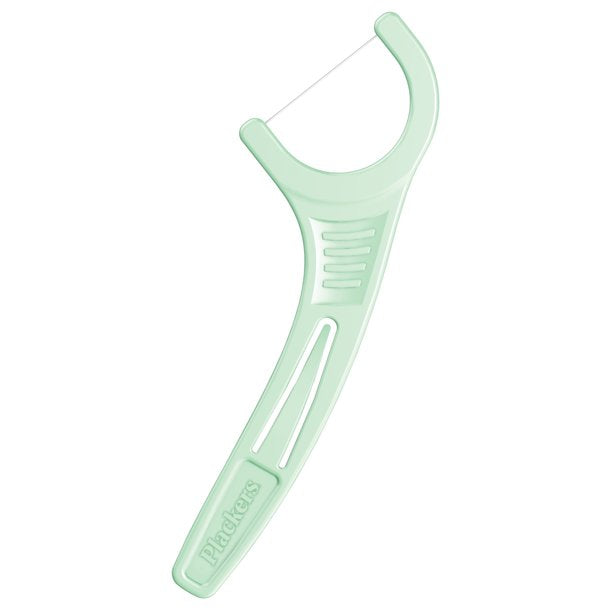Plackers Micro Mint Dental Flossers 12 Counts (COLOR MAY VARY)