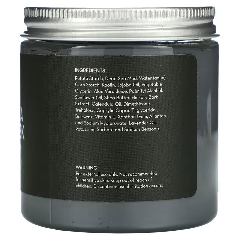 PureBodyNaturals Dead Sea Mud Face Mask, 8.8 oz. / 250g
