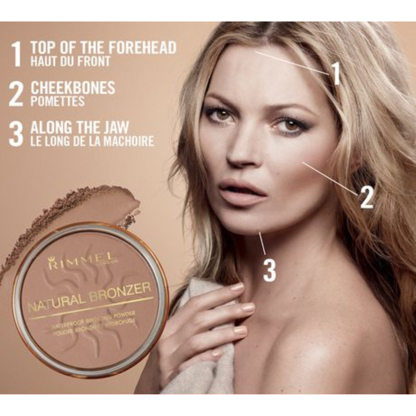 Rimmel London Natural Bronzer 020 Sunshine 1 Count