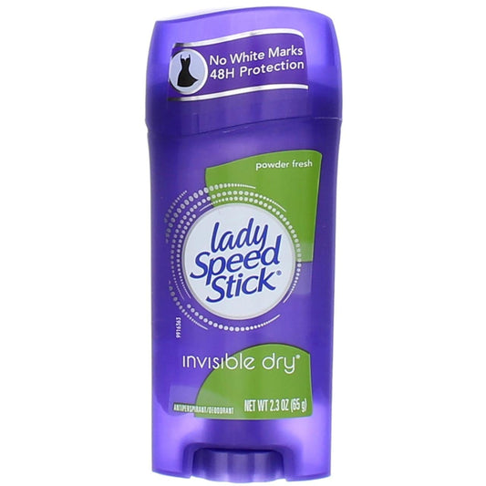 Lady Speed Stick Antiperspirant & Deodorant Invisible Dry, Powder Fresh 2.3 oz