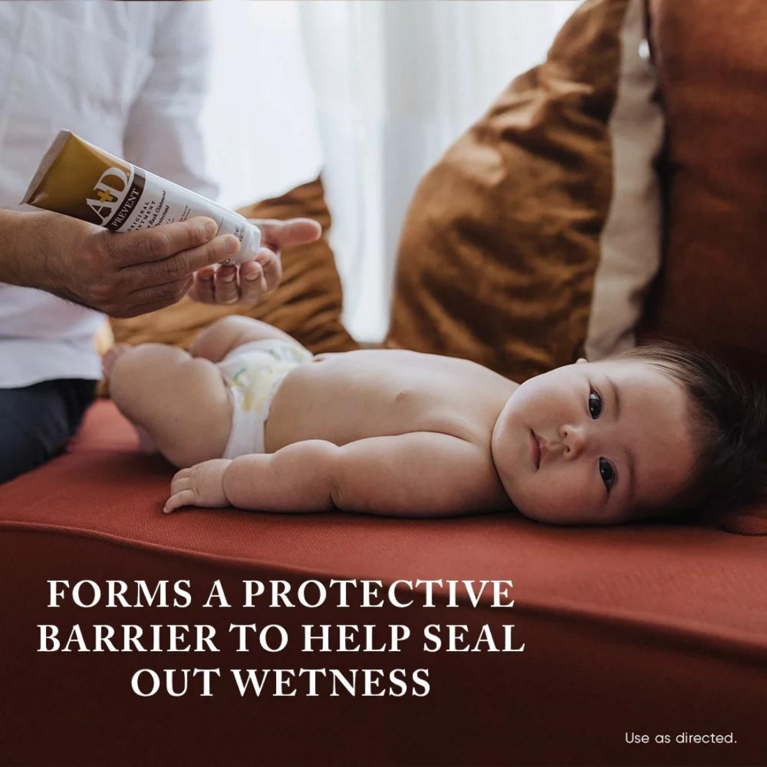 A+D Original Diaper Rash Ointment, Prevent, Skin Protectant, 4 oz NO BOX