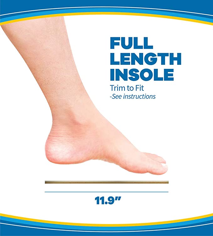 Dr. Scholl’s Comfort Air-Pillo Insoles, 1 Pair (Men’s Size: 7-13, Women’s Size: 5-10)