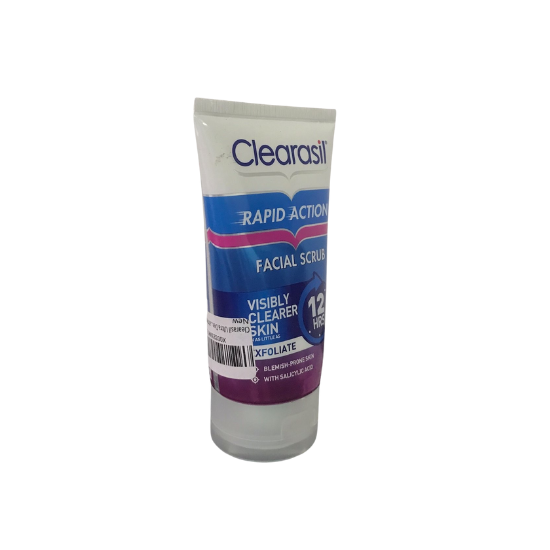 Clearasil Rapid Action Facial scrub Visibly clearer skin to 12hrs 4oz