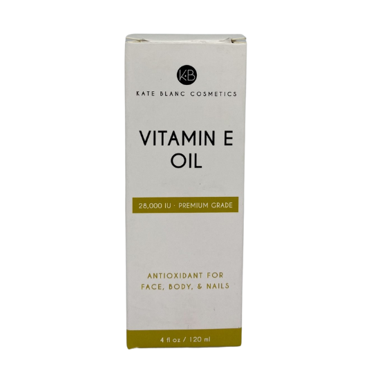 Kate Blanc Vitamin E Oil Moisturizes Face, body & nails 100% Pure, Extra Strength 28,000 IU 120 mL