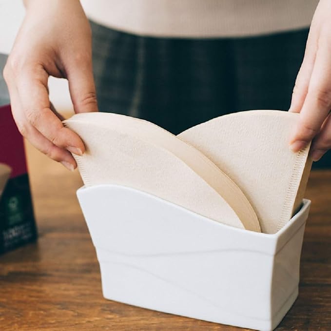 Hario V60 Paper Coffee Filters, Size 02, Natural, 100 sheets PACKAGING MAY VARY