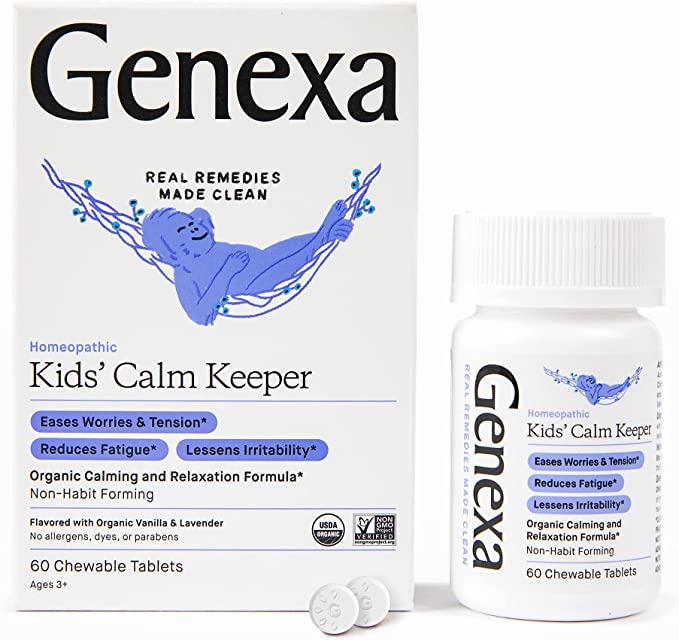 Genexa Kids' Calm Keeper - 60 Count - Relaxation Aid for Children