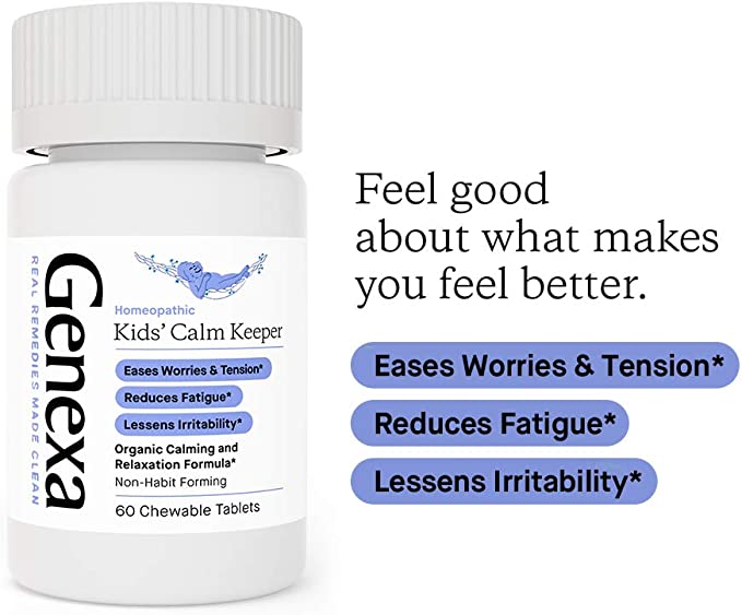 Genexa Kids' Calm Keeper - 60 Count - Relaxation Aid for Children