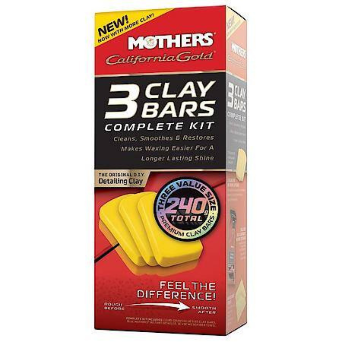 Mothers 07240 California Gold Clay Bar System